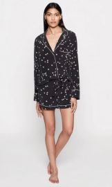 Star and Moon Print Pajamas by Equipment at Equipment